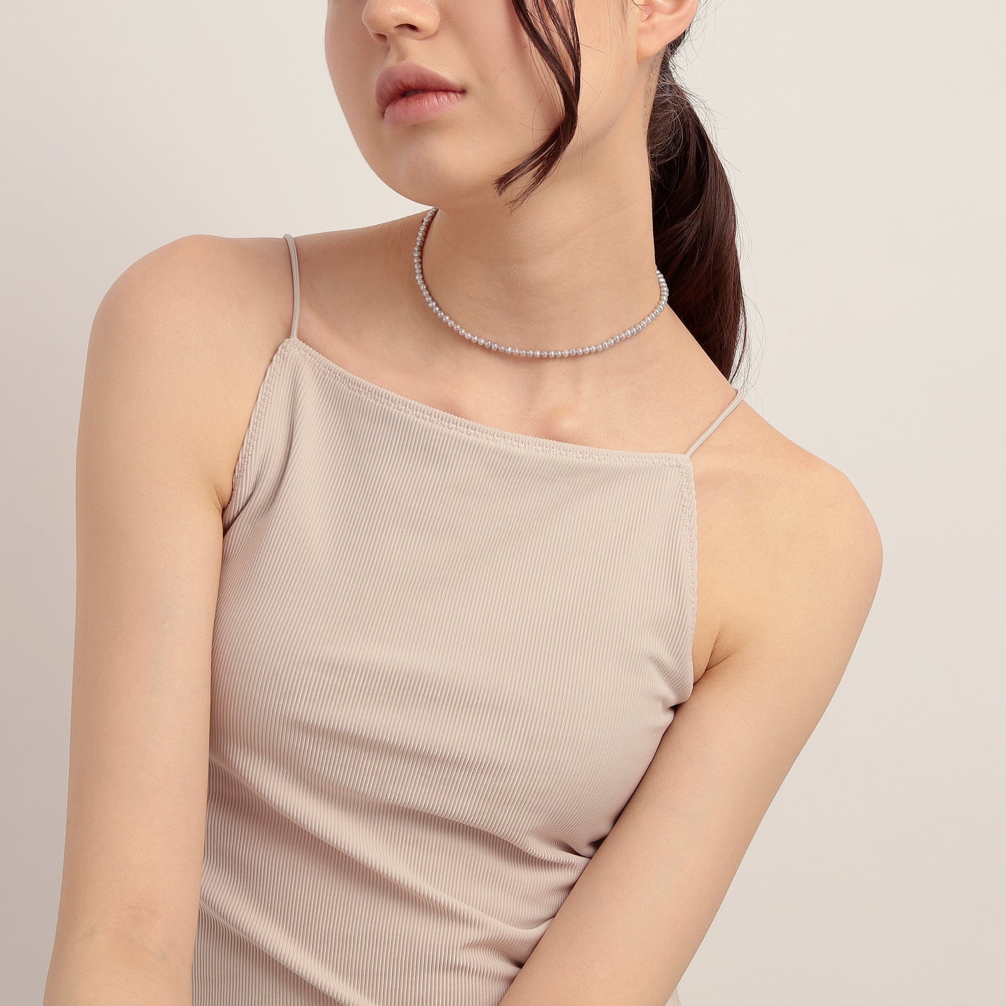 ミニパール スライドネックレス
