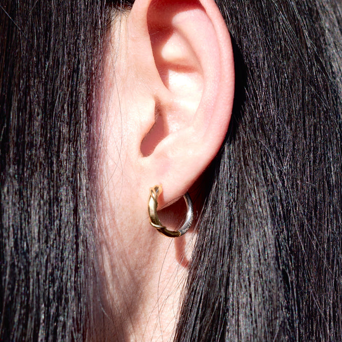 Dear LEMONADE コンビカラー フープピアス