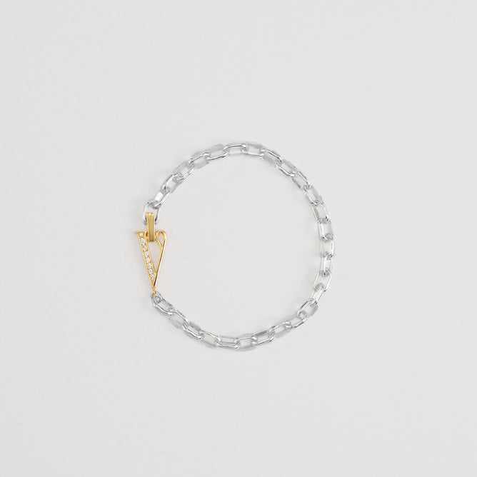 PRISM ロゴクラスプ ブレスレット(M)