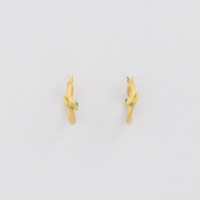 Snake フープ ピアス