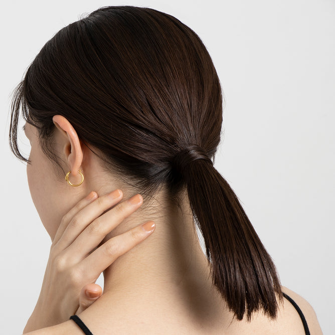 Snake フープ ピアス