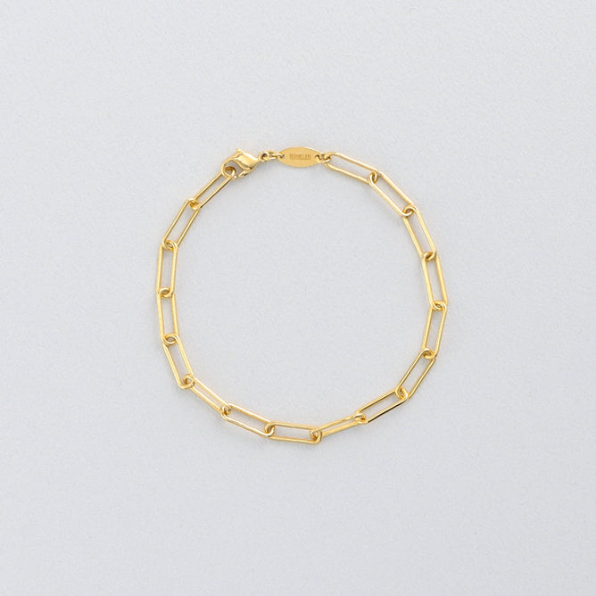 ロングスクエア チェーンブレスレット