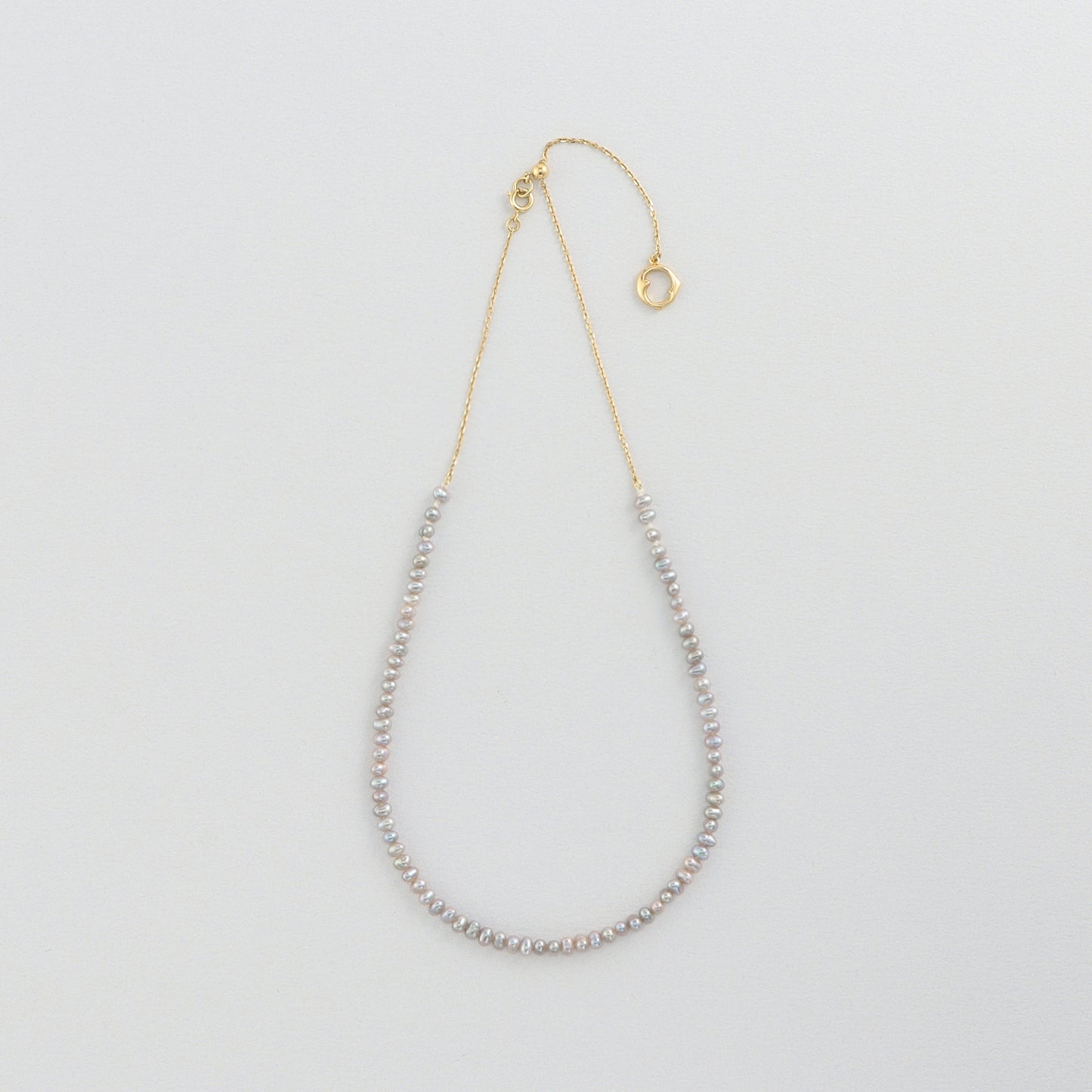 Rose ミニパール スライドネックレス