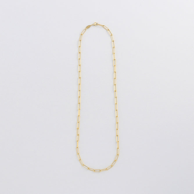 ロングスクエア チェーンネックレス