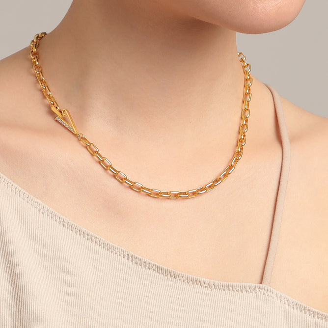 PRISM ロゴクラスプ ネックレス