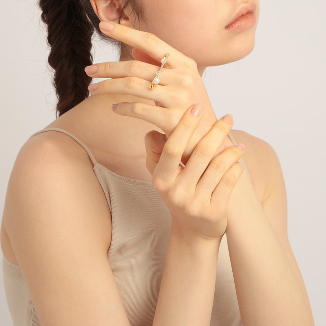 SATELLITE【Full Moon】パールリング