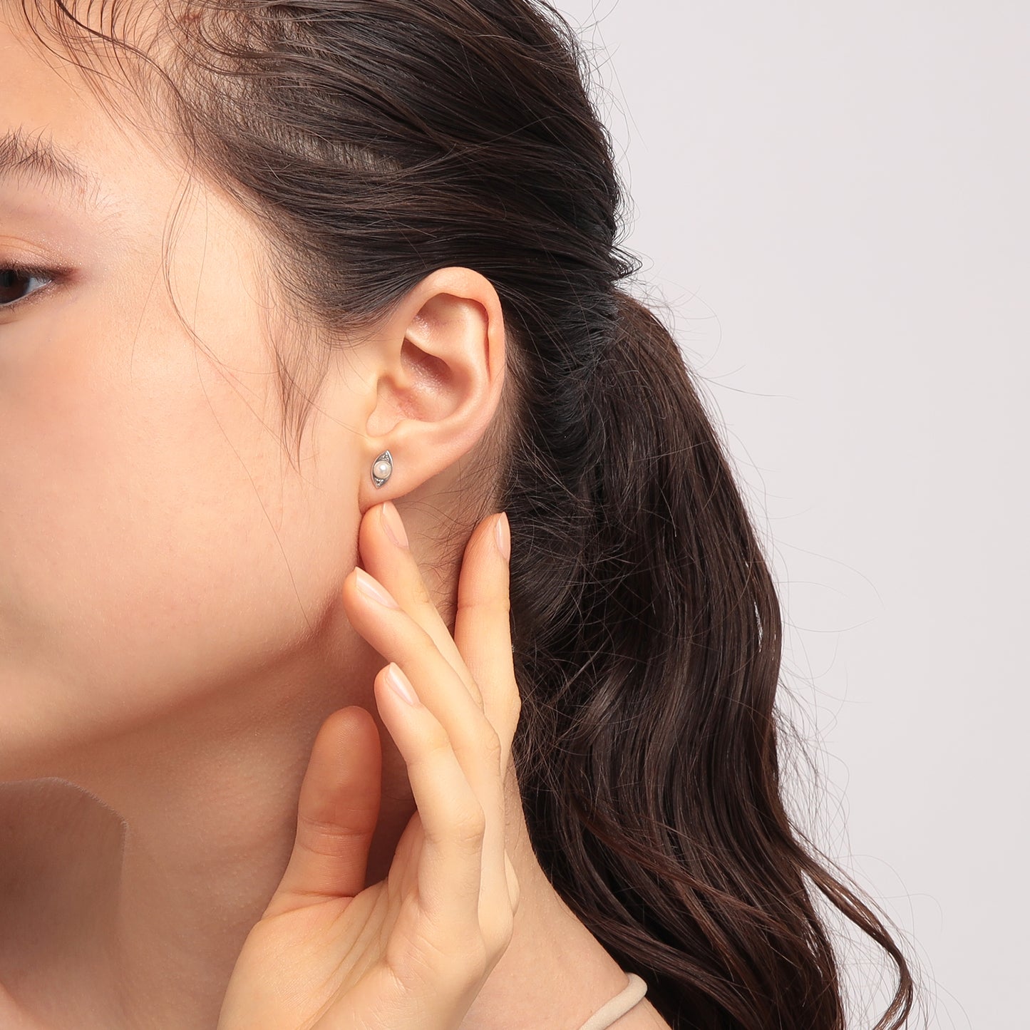 Eye アコヤパール シングルピアス