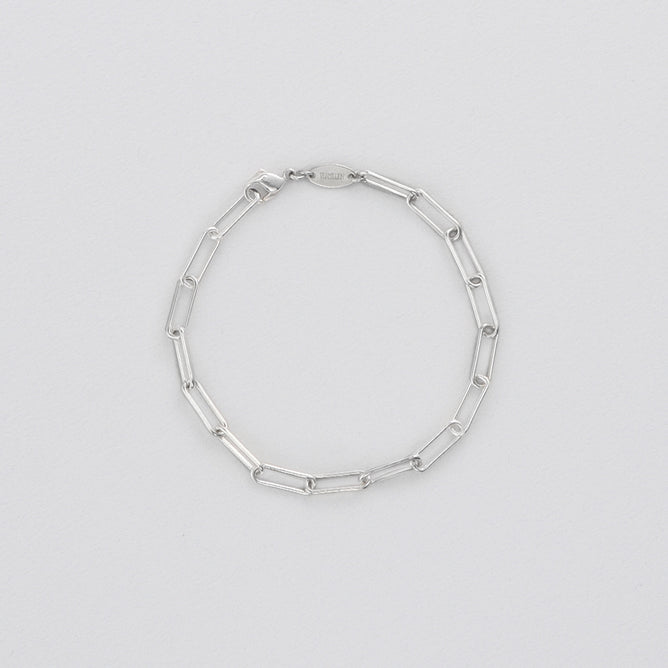 ロングスクエア チェーンブレスレット