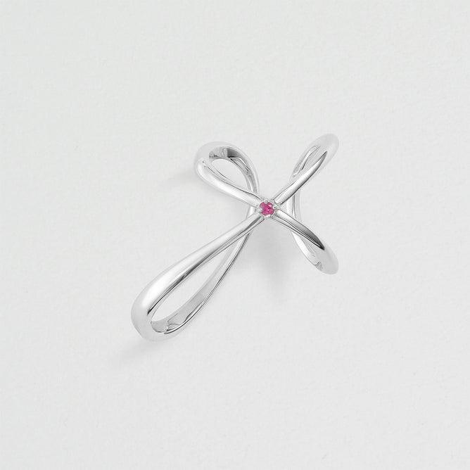 KALENDAE【MARCH】クロス イヤーカフリング