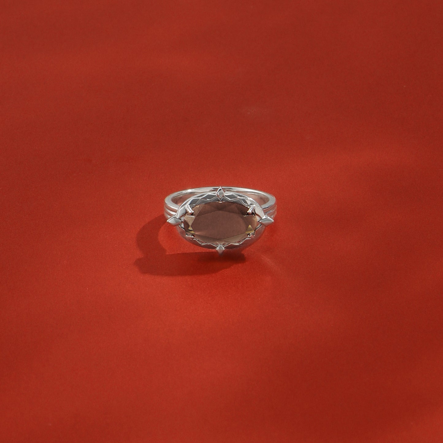 Element -TERRA- スモーキークォーツ リング