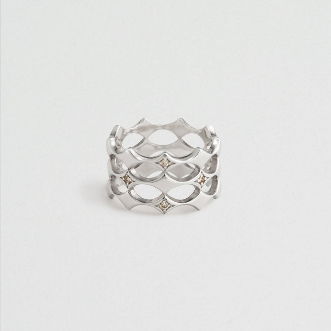 KALENDAE【JULY】ブラウンダイヤモンド リング