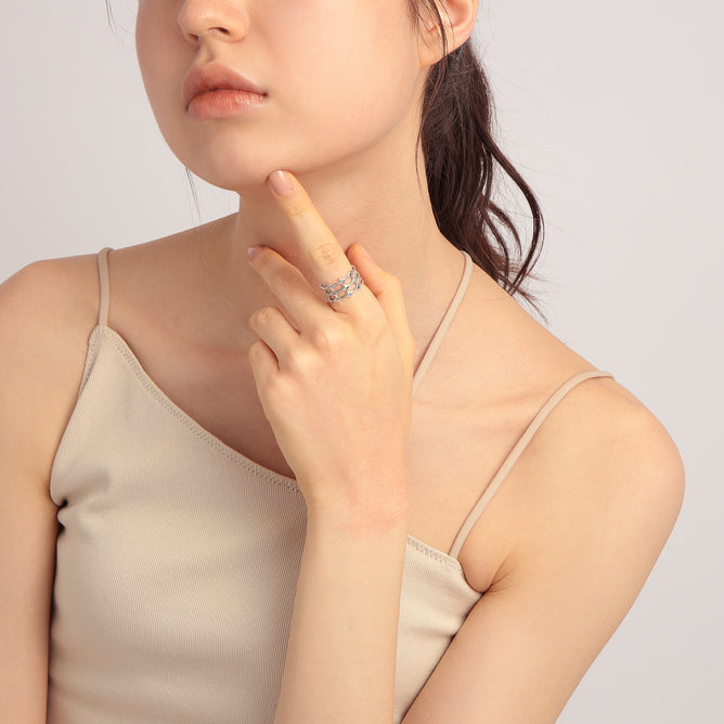 KALENDAE【JULY】ブラウンダイヤモンド リング