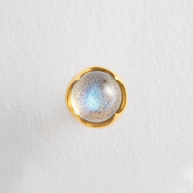 Orbe ラブラドライト シングルピアス