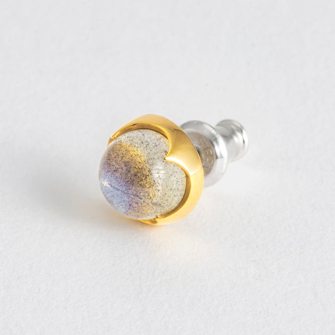 Orbe ラブラドライト シングルピアス