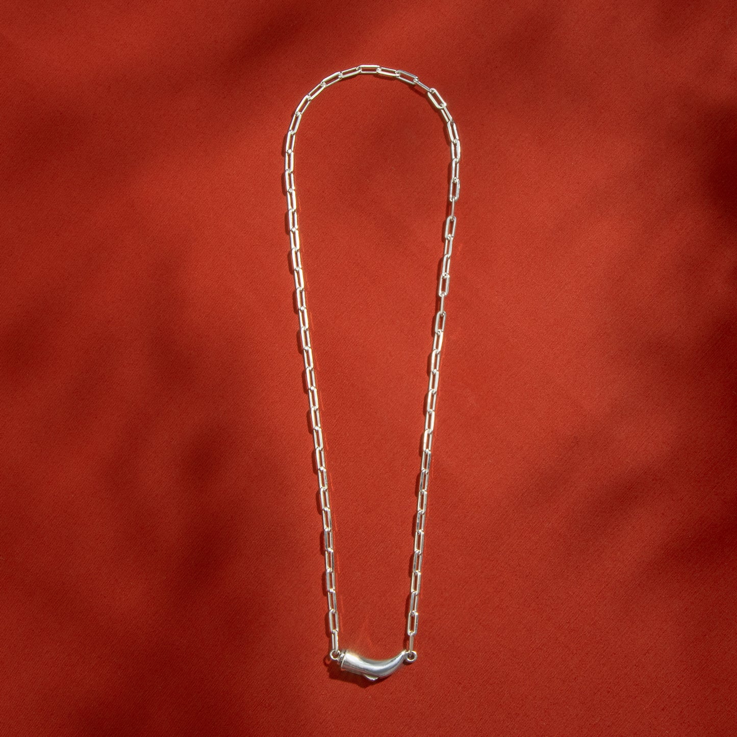 Horn クラスプ ネックレス(43cm)