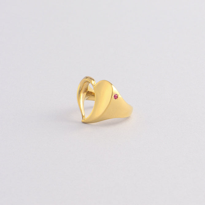 Element -AQUA- ハートモチーフ リング