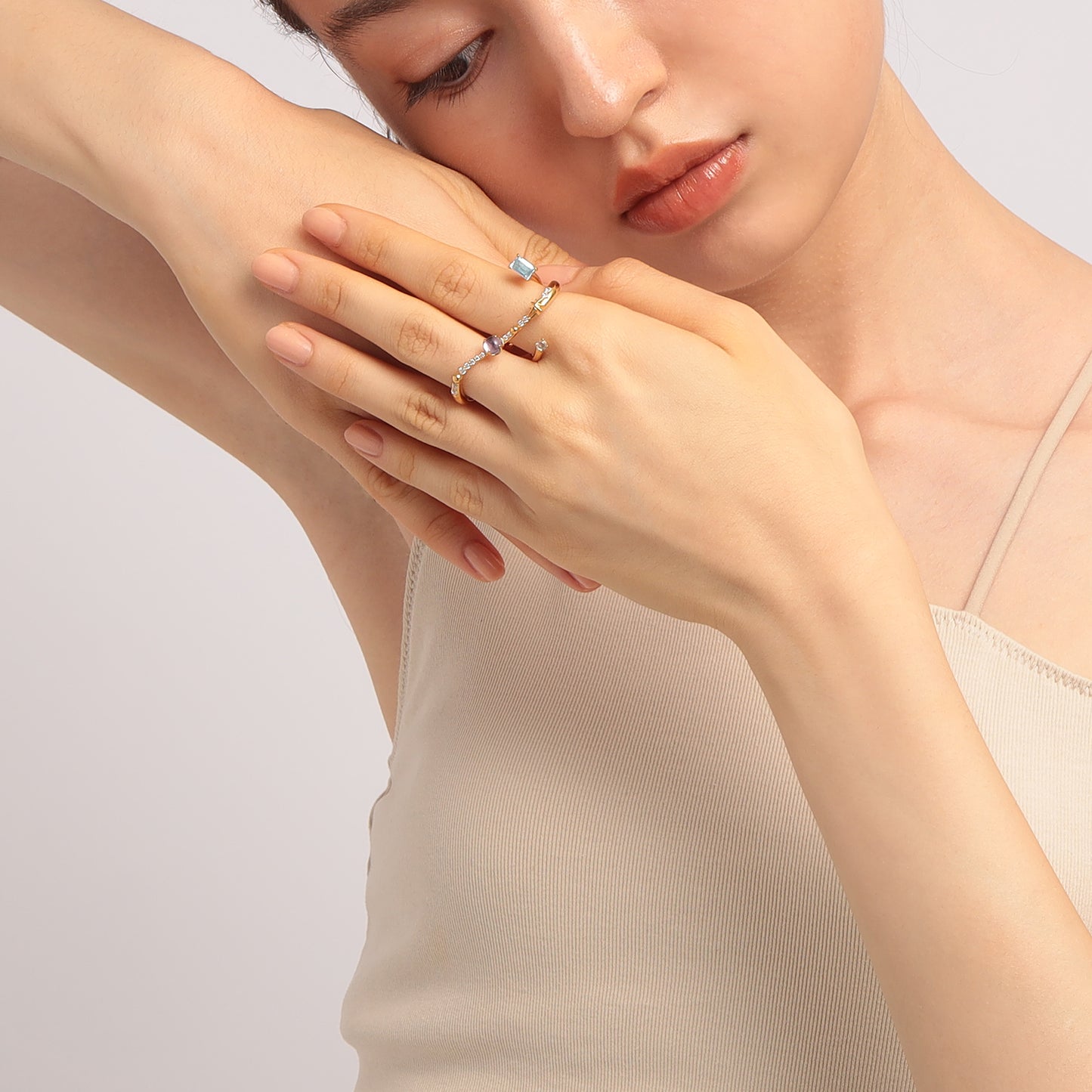 【Holiday Limited】Cosmic GEM ダブルフィンガーリング