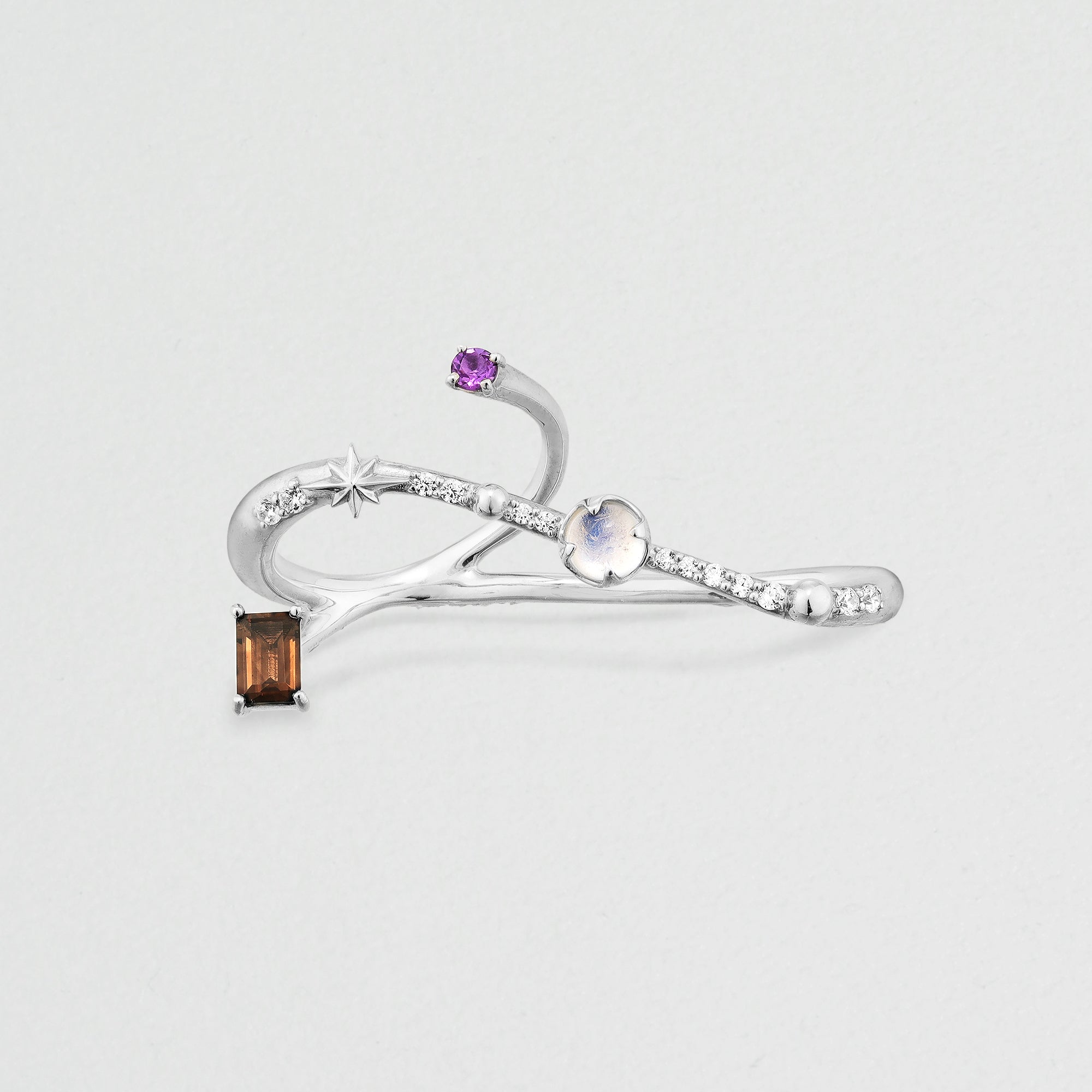 Holiday Limited】Cosmic GEM ダブルフィンガーリング – VERMILLION