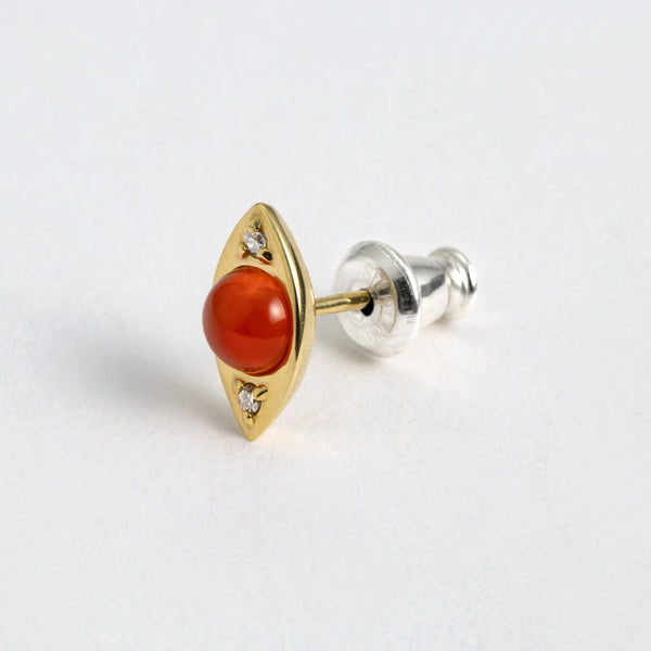 Eye カーネリアン シングルピアス – VERMILLION