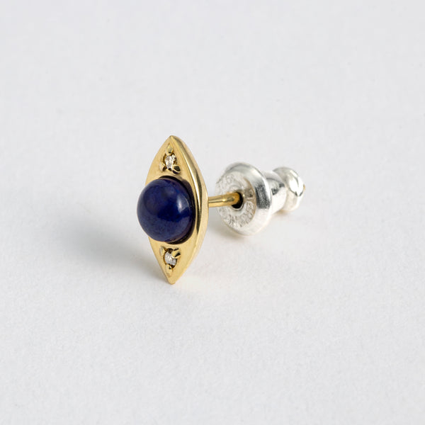 Eye ラピスラズリ シングルピアス – VERMILLION