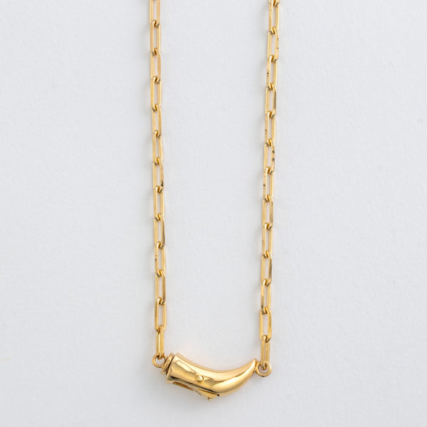 Horn クラスプネックレス (50cm) – VERMILLION
